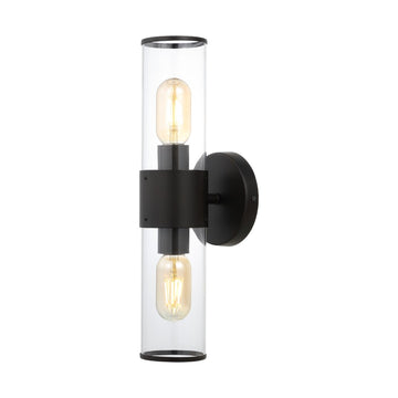Quinn 15.5" Mid-Century Modern Iron/Acrylic LED Sconce - JONATHAN Y